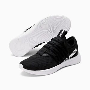 PUMA WOMEN’S STAR VITAL SNEAKER - BLACK/WHITE SIZE 7 (NEW)